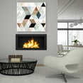 thumbnail image 4 of Epic Art 'Watercolor Mosaic I' by Victoria Borges, Acrylic Glass Wall Art, 36"x36", 4 of 7