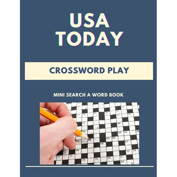 Usa Today Crossword Play Mini Search A Word Book Complete The Word Puzzle Brain Games Crossword