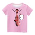thumbnail image 3 of Nrmvnmi Boys Girls Casual T-shirt Short Sleeve Round Neck Graphic Print T-Shirt Summer Clothes Tops For 3-14 Years, 3 of 3