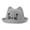Grey, variant on LNMQLPDBS Baby Toddler Girls Straw Sun Hat with Embroided Cute Summer Beach Hat Baby Sun Protection Hats Beach Cap for Infant Outdoor Party Holiday Breathable Hat Coffee One Size