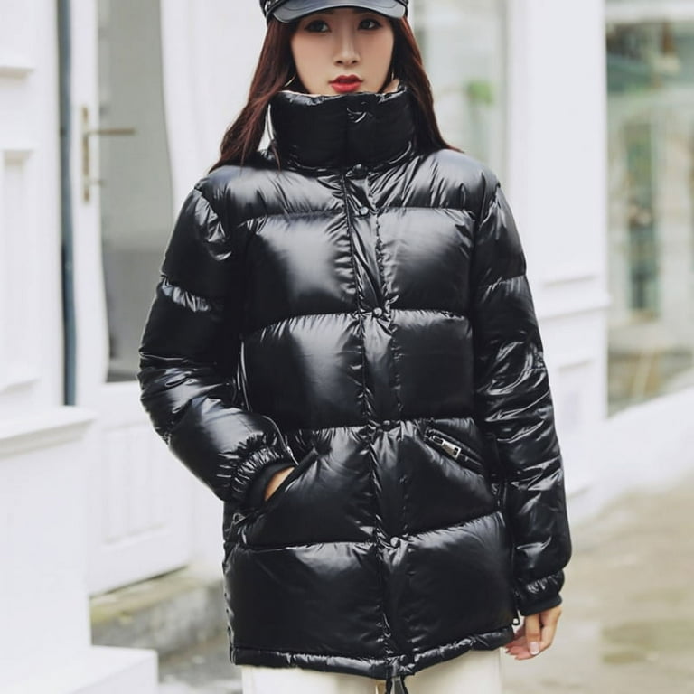 DanceeMangoo Thickened Warm Down Jacket Women Stand Collar 90 White Down Coat Puffer Jacket Korean Fashion Coats and Jackets Zm2643 Walmart