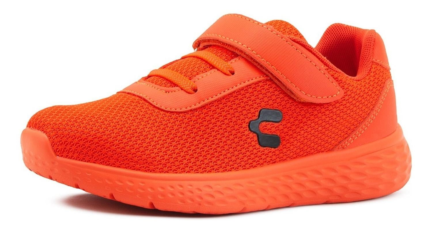Tenis Charly Infantil Niño Deportivo Running Naranja 21 Walmart