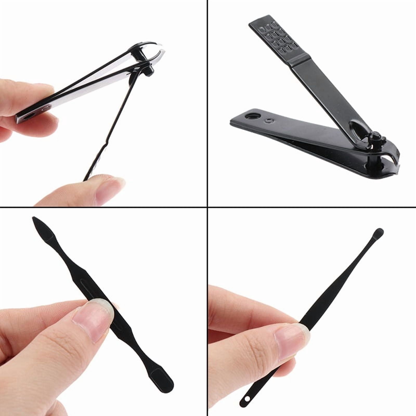 7pcs Manicure Set Kit Pedicure Scissor Tweezer Ear Pick Utility Nail Clipper Stainless Steel Nail Care Tool Sets