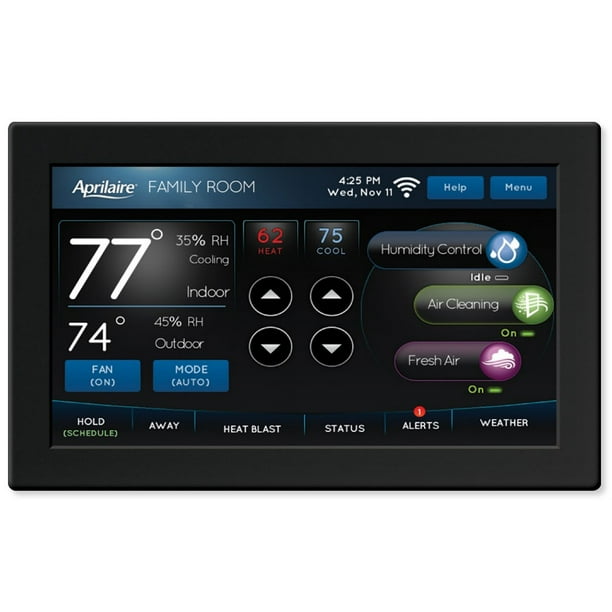 Aprilaire RP8920W Universal Color Touchscreen Wi-Fi Thermostat with IAQ
