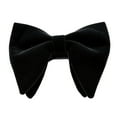 thumbnail image 5 of Men Oversize Velvet Bow Tie Big Bowtie Pre-Tied Wedding Party Ties Bowknots, 5 of 9