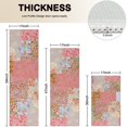 thumbnail image 4 of Pioneer Flower Floral Print Pattern Kitchen Rugs Sets Of 3,Kitchen Runner Rugs Non Skid Washable,Decorative Kitchen Floor Mats for Kitchen,Sink,Laundry,17"x30"+ 17"x47" + 17"x59", 4 of 6