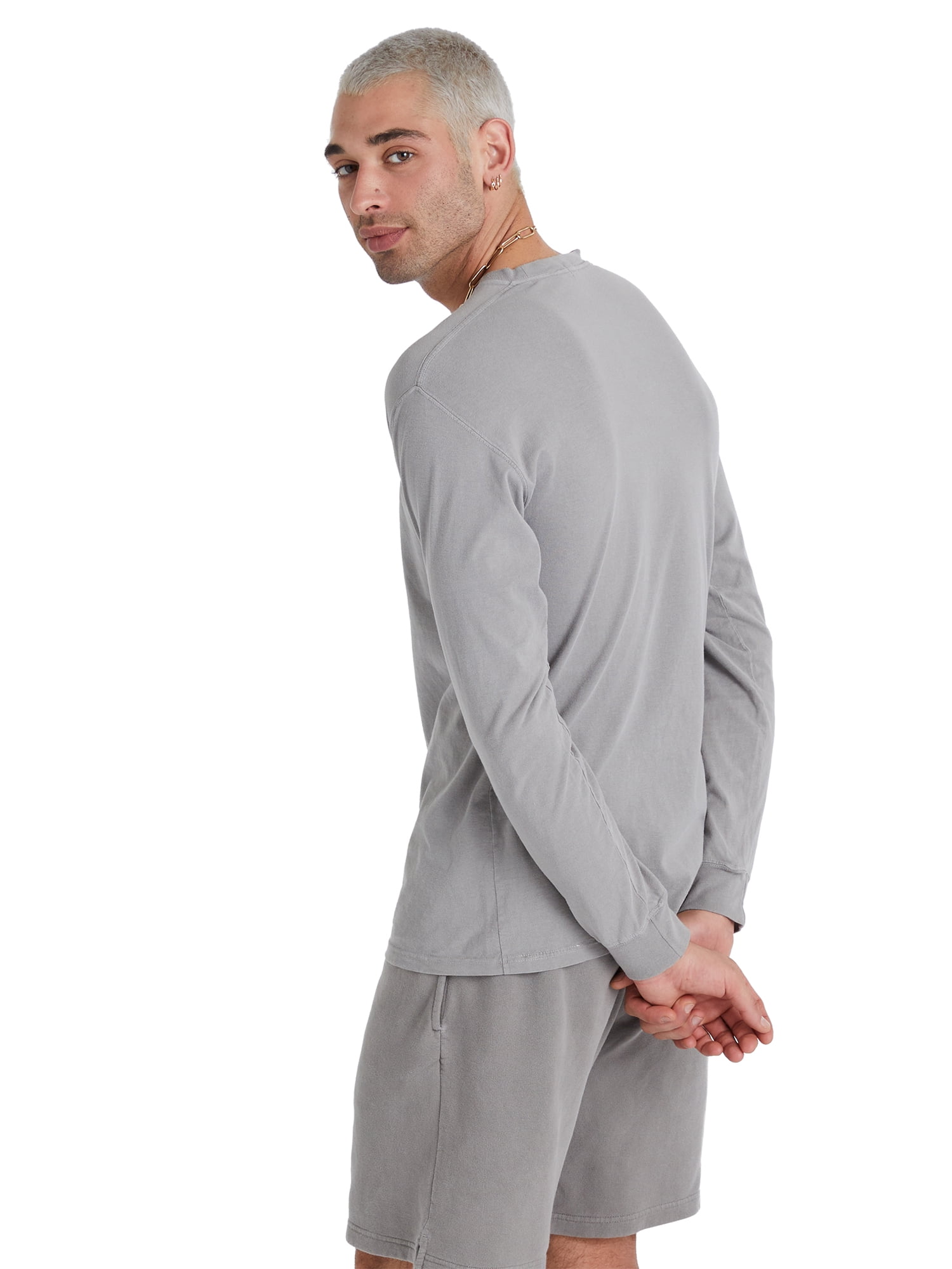Hanes Originals Men's Garment Dyed Long-Sleeve T-Shirt, Sizes S-3XL