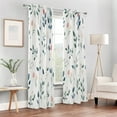thumbnail image 7 of Leaf Pattern Blackout Curtains 84"x42" Thermal Insulated Curtain 1 Panel, 7 of 7