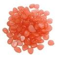 thumbnail image 1 of 100pcs Fish Tank Fluorescent Pebble Garden Parterre Decor Glow Stone Green, 1 of 9