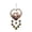 Multicolor A, variant on Heart Shaped Acrylic Wind Chime With Metal Bells - Couple Blue Birds Floral Hanging Ornament for Outdoor Indoor Wall Window Garden Patio Decor, 15.7x7.9 Inches