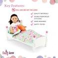 thumbnail image 4 of Juego de ropa de cama Emily Rose, muñeca de 18 pulgadas, diseño reversible, búho, 6 unidades, 4 of 9