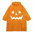 thumbnail image 4 of Afdoent Girls Halloween Pumpkin Jumpsuit Thick Winter Cozy Pajama Jumpsuit Fall Winter Loungewear Comfortable Kids Holiday Sleepwear 12-15 Years, 4 of 4