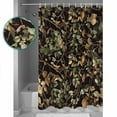 thumbnail image 3 of 60x72 Inch Shower Curtains for Bathroom Vintage Leaves Branch Fabric Bath Curtain Decor Farmhouse Botanical Waterproof Restroom Curtains Shower Set Accessories with 12 Hooks 60 Inch, 3 of 6
