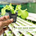 thumbnail image 3 of Garden Net Cup, Plastic Hydroponics Net Pot Basket Hydroponic Planting Mesh,2 Inch（black）, 3 of 5