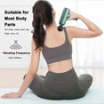 thumbnail image 3 of Yeacher Mini Massage with 4 Massage Heads 32 Speeds Portable Deep Muscle Massager Muscle Pain Touch Control USB Rechargeable Electric Massager for Gym Office Home, 3 of 7