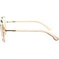 thumbnail image 2 of Woman's New Retro Blue Light Blocking Glasses Big frame Nerd Eyeglasses Frame Anti Blue Ray Computer Game Glasses Brown, 2 of 6