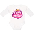 thumbnail image 3 of Inktastic I Love My Mamaw grandchild gift Girls Long Sleeve Baby Bodysuit, 3 of 5