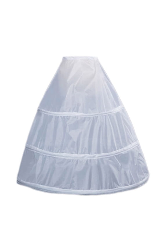 Girls' 3 Petticoat Full Flower Girl Crinoline Skirt Girls Petticoats Underskirt Wedding Flower Party Student Skirts Cute Cartoon Dress