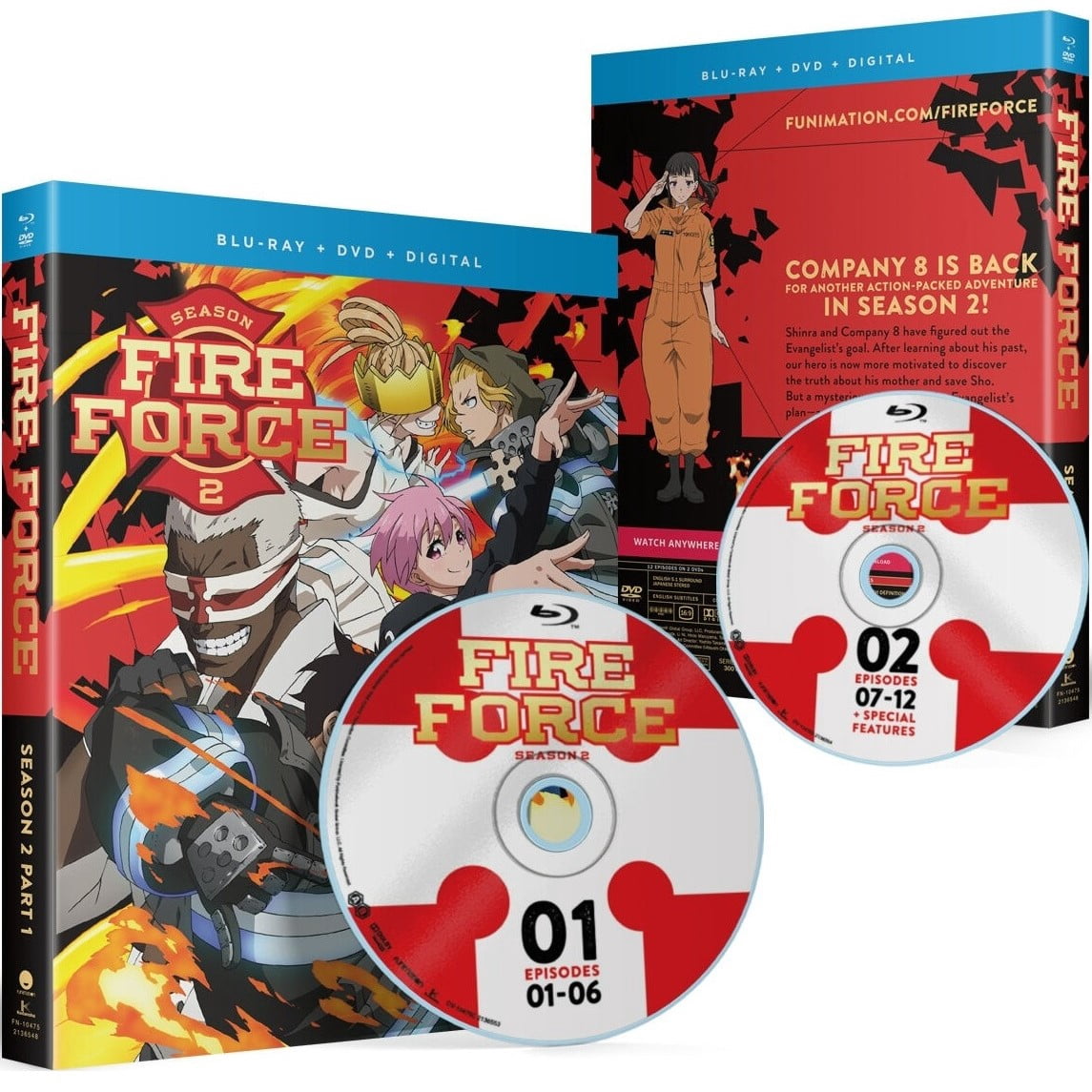 Fire Force: Season 2 Part 1 - Walmart.com