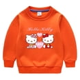thumbnail image 5 of Hello Kitty ropa para niños nuevas niñas moda algodón más suéter de terciopelo niño Casual engrosamiento cálido bebé invierno dibujos animados Tops, 5 of 5
