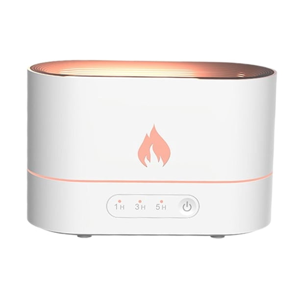 Difusor de aceites esenciales humidificador de niebla elegante temporizador de 3 niveles humidificador de aire decorativo humidificador para regalo de Fuego