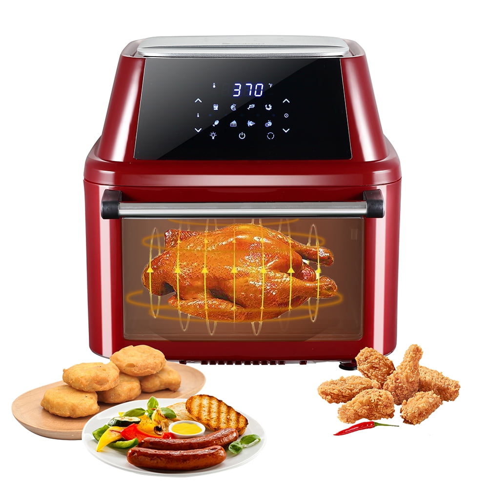 Lowestbest 16.91-Quart Large-Capacity Air Fryer Oven, 1800W Multi-Function Air Fryer, Claret-Red Lowestbest 16.91-Quart Large-Capacity Air Fryer Oven, 1800W Multi-Function Air Fryer, Claret-Red