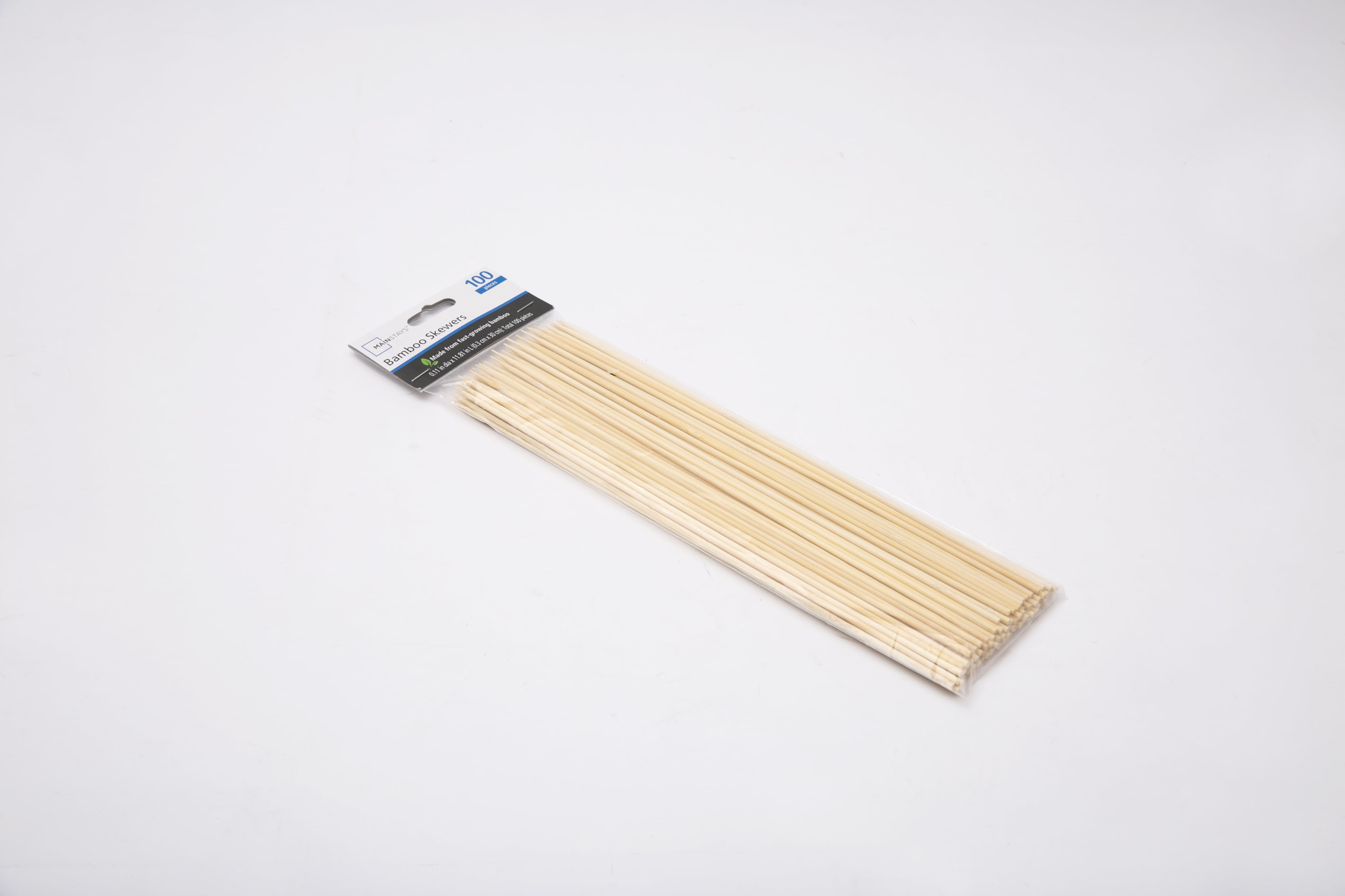 Mainstays 100% Natural Environmental-Friendly Bamboo Skewers (100 PCS)