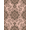 Pink Gold, Pattern 1, variant on ODIKA 8'x10' Washable Area Rug Non-Shedding, Easy Care, Entryway Weathered Floral Cluster Accent Traditional Styling for King Size Bedroom Under Bed, Master Suite
