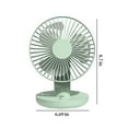 thumbnail image 3 of onlyliua Fin de Temporada Ventilador Portátil, Ventilador Oscilante, 10 Velocidades, Viento Fuerte, Ventilador de Trabajo Silencioso para El Hogar, Dormitorio, Oficina, Escritorio Al Aire Libre, 3 of 7
