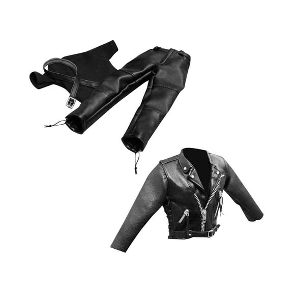 Almencla 1/6 Figure Clothes Outfit Soldier Doll Clothes Fashion Stylish Handmade Sweatshirt Belt for 12 inch Soldier Figures Accessory