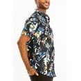thumbnail image 2 of Men Hawaiian Shirt Vacation Short Sleeve Casual Button Down Shirts Summer Beach Shirt, 2 of 4