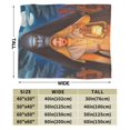thumbnail image 3 of The Conjuring Blanket, Anime Throw Blanket For Bed Sofa Couch, Super Soft Flannel Blanket For Bedroom Livingroom, 40"X30", 3 of 9
