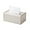 White, variant on Rectangle Tissue Box Cover PU Leather Tissue Box Holder Facial Napkin Holder Pumping Paper Case Dispenser for Night Stands, Bedroom, Dressers, Desks,Living Room,Office, Car,Hotel, Tabletop (White)