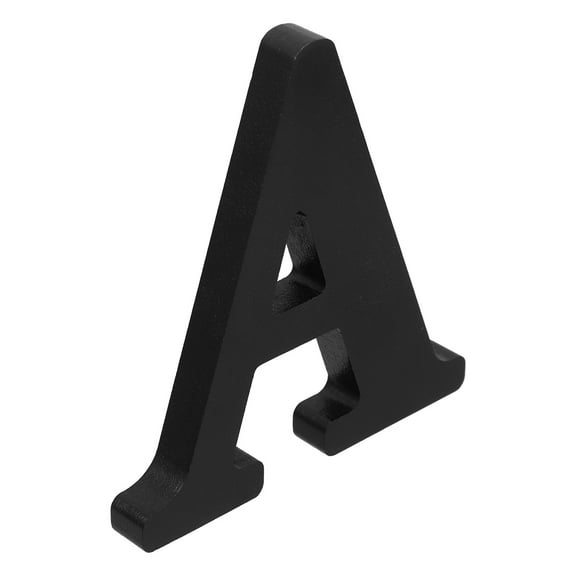 Black Wooden Letters for Wall Decor Standing Alphabet Props for Home Decoration Craft Projects 26