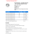 thumbnail image 2 of Rear Brake Rotor - Compatible with 2014 - 2017 Land Rover Range Rover Sport 2015 2016, 2 of 2