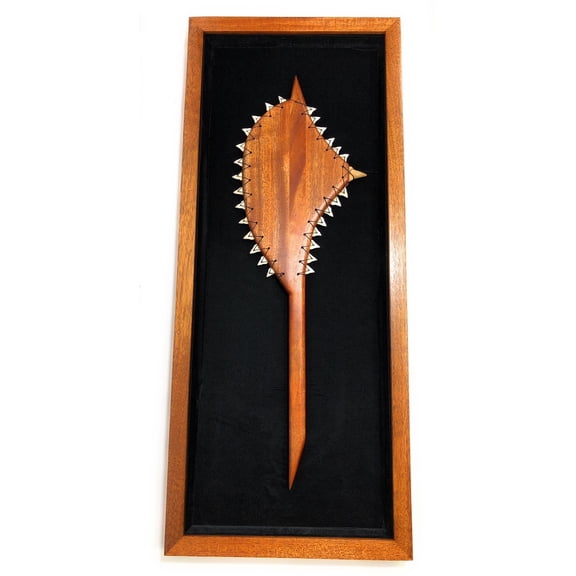 Koa Shadow box w/ Sledge Hammer 42"X 18" - Black Velvet - Made In Hawaii | #koasb08