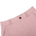 thumbnail image 5 of Big Kid Girls' School Uniform High Waisted Bootcut Pants, Elastic Waistband with Button Closure, Twill Material Pink 9-10 Years, 5 of 7