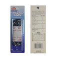 thumbnail image 5 of Cordones redondos Kiwi Athletic en blanco y negro oscuro, 114 cm, 5 of 5