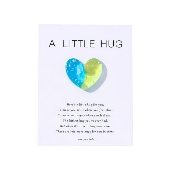 A Little Hug Token Women Daughter,Christmas Birthday Big Relatio Cousins Long Niece Distance Sister Little