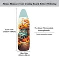 thumbnail image 6 of HELLHERO Leaves Ironing Board Covers Fits Standard Sizes Ironing Board Protector Washable Soft Fabric Cozy Nose Pocket Home Decors, 6 of 6