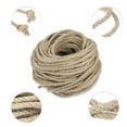 thumbnail image 4 of Unique Bargains Cat Natural Sisal Rope for Scratching Post Tree Replacement Sisal Rope for Repairing  6mm Diameter 98ft, 4 of 6