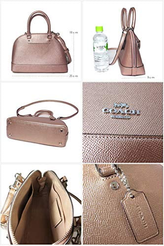 coach mini sierra rose gold