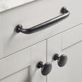 thumbnail image 2 of Goo-Ki 6 Pack Weathered Nickel Drawer Handles ,Single Hole Center Antique Silver Cabinet Pulls Handle for Dresser Cupboard for Kitchen Rustic Improvement Pulls, 2 of 4