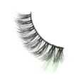 thumbnail image 3 of Unique Bargains 5 Pair 3D Mixed Color False Eyelashes for Makeup Green, 3 of 4