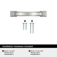 thumbnail image 4 of Amerock Sheffield 3 inch (76mm) Center-to-Center Polished Chrome Cabinet Pull, 10 Pack, 4 of 4