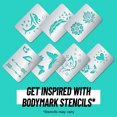 thumbnail image 4 of BODYMARK, Temporary Tattoo Marker, Assorted Colors, 8-Pack with Stencils, 4 of 8