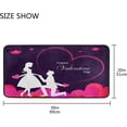 thumbnail image 3 of SKYSONIC Valentine's Day Kitchen Rugs and Mats,Romantic Valentine's Day Confession Non Slip Washable Cushioned Carpets Polyester AntiFatigue Comfort Porch Mat Doormat for Washroom Office 39, 3 of 7
