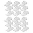 thumbnail image 3 of 25 Ensembles de Pinces pour Miroir Robustes Pinces Porte-Miroir Pinces Porte-Miroir en Plastique Transparent Pinces de Montage pour Miroir pour Montage Mural Garde-Robe Verre, 3 of 8