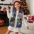 thumbnail image 3 of Uorisanigo Girls Boys Zippered Vest Puffy Fleece Jacket Fashion Tractor American Flag Sleeveless Full Zipper Outwear with Pockets Fall Winter Clothes Stand Up Collar Vest 2-12 Years, 3 of 7