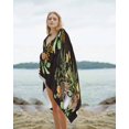 thumbnail image 2 of Green Frog Beach Towels Oversized Super Absorbent, Butterfly Plant Flowers Mushroom Coffee Brown Lightweight Bath Towel Quick Dry Sets For Bathroom/Pool/Rv Camping/Beach Play/Gym Room/Picnic 23"x47", 2 of 8